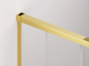 Ronal Sanswiss wejście narożne rozsuwane dwuczęściowe lewe 70-120x0-200 cm, szkło przezroczyste, profile GOLD LINE złoty CAE2GSM11207